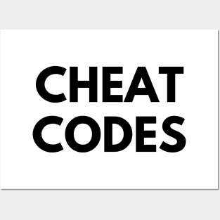 CHEAT CODES Posters and Art